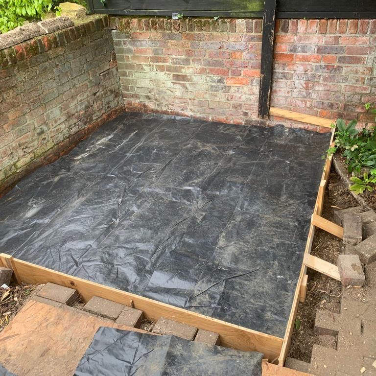 Shed base & Pergola, Sunningwell, Oxfordshire